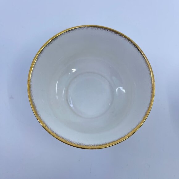 vintage queens yuletide cream sugar bowl holly berries pinecone design - Picture 3 of 6